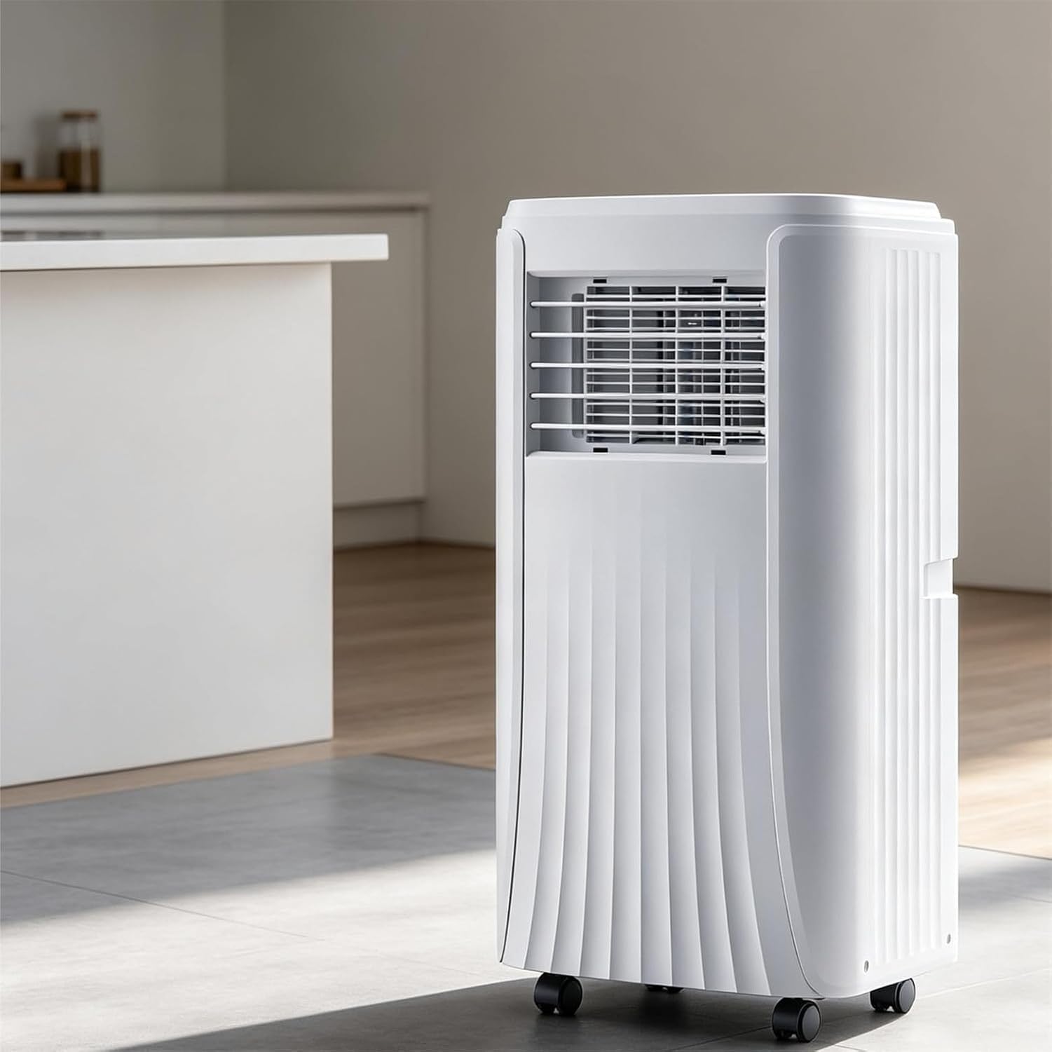 Aire Acondicionado Portátil 9000BTU Enfriador Ventilador Deshumidificador Temporizador 24H, 2 Velocidades, Mando a Distancia, hasta 20m² para Hogar Oficina, 12000BTU, 12000BTU