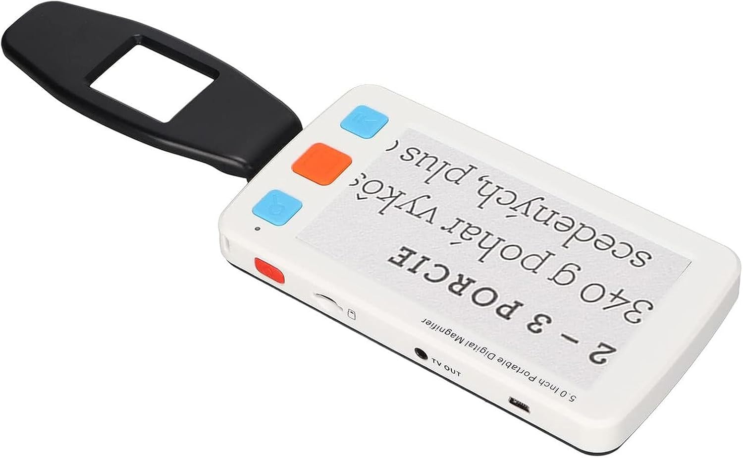 Digital Magnifier Portable Electronic Video Magnifier 5.0 Inch HD LCD Screen for Visually Impaired People - Low Power Smart Handheld