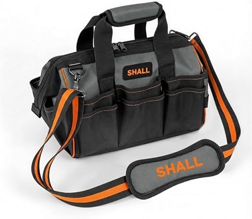 SHALL 42 cm Werkzeugtasche, 1680D Schwerlast Werkzeugtasche Organizer mit 21 Fäc