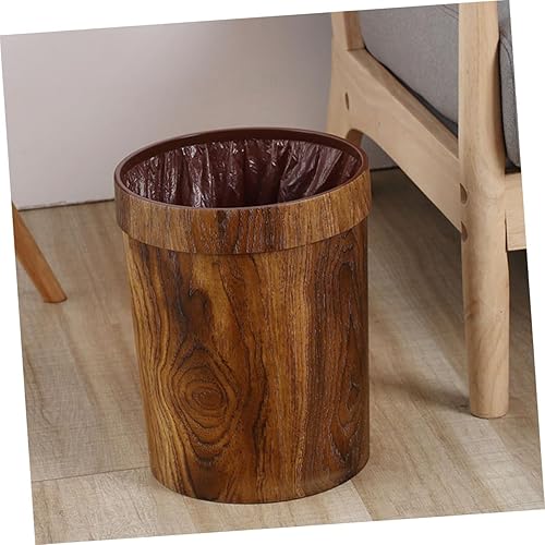 Miniatura 7 de Cubo de basura retro para sala de estar, contenedor creativo elegante, cesta de basura clásica, cubo de basura para dormitorio, cubo de basura retro