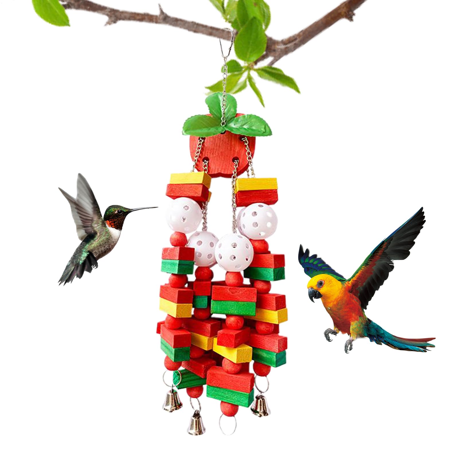 Jeux interactifs pour oiseaux à mâchouiller, l'accessoire parfait contre l'ennui en cage