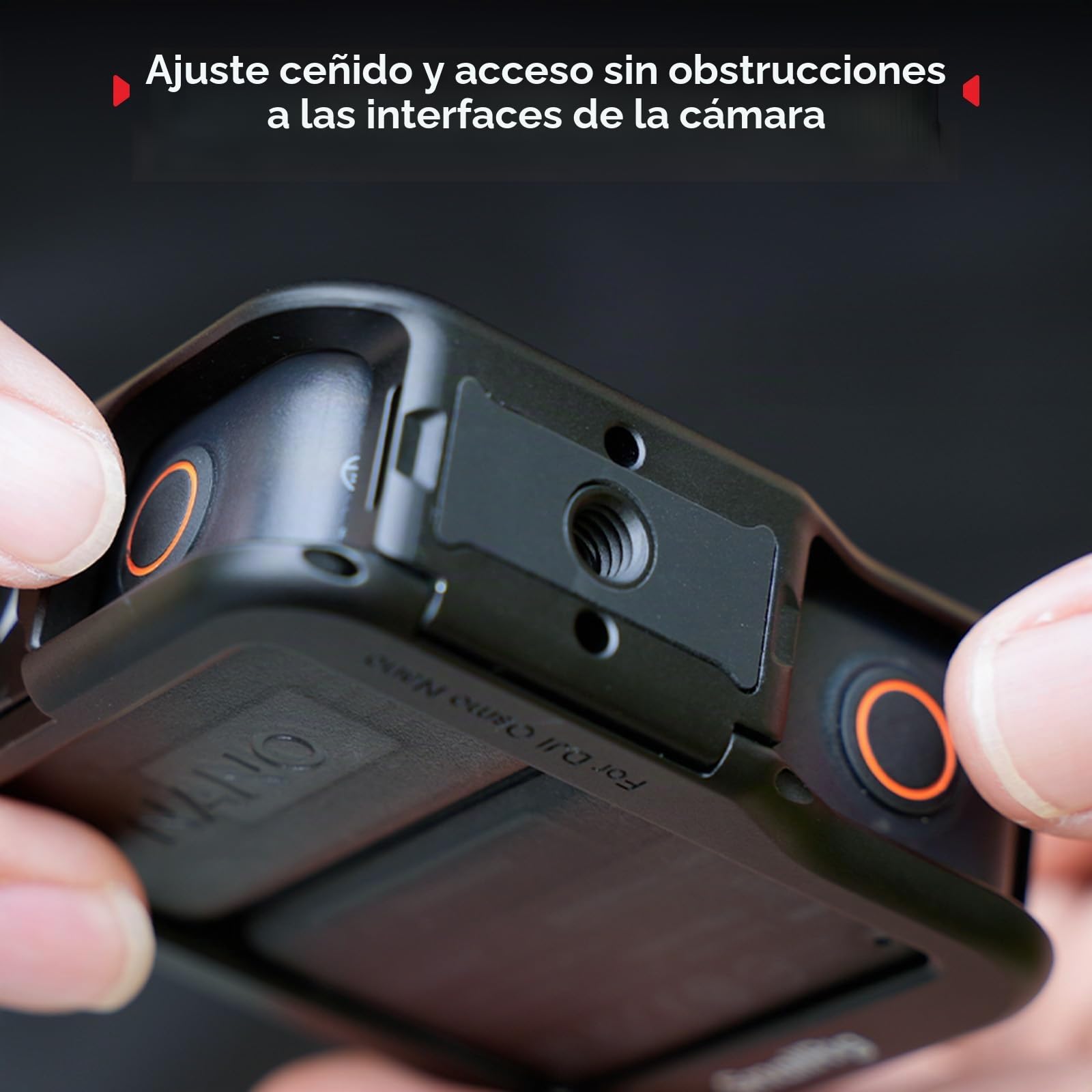 SMALLRIG Jaula para DJI Osmo Nano, Estuche de Aluminio Protector con Zapata Fría y Roscas 1/4"-20 - 5759