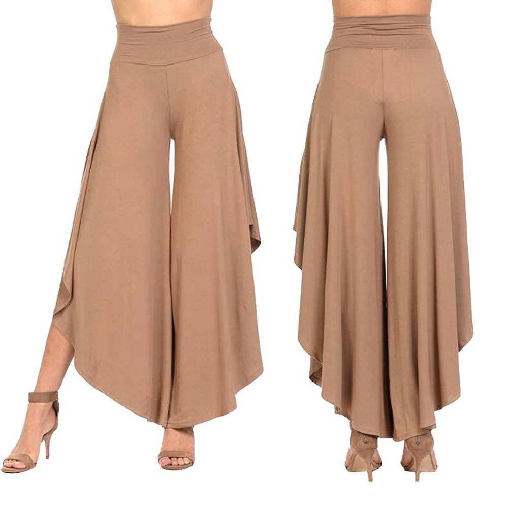 Sfit, pantaloni estivi da donna, leggeri, 7/8, in cotone e lino, a gamba larga, larga, casual, in tessuto elastico, stampa alla moda, per il tempo libero, con tasca