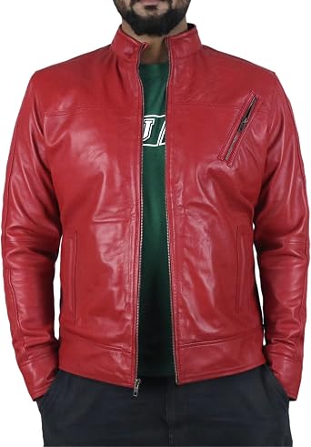 Laverapelle Mens Genuine Lambskin Leather Jacket Black, Classic Jacket - 1501210