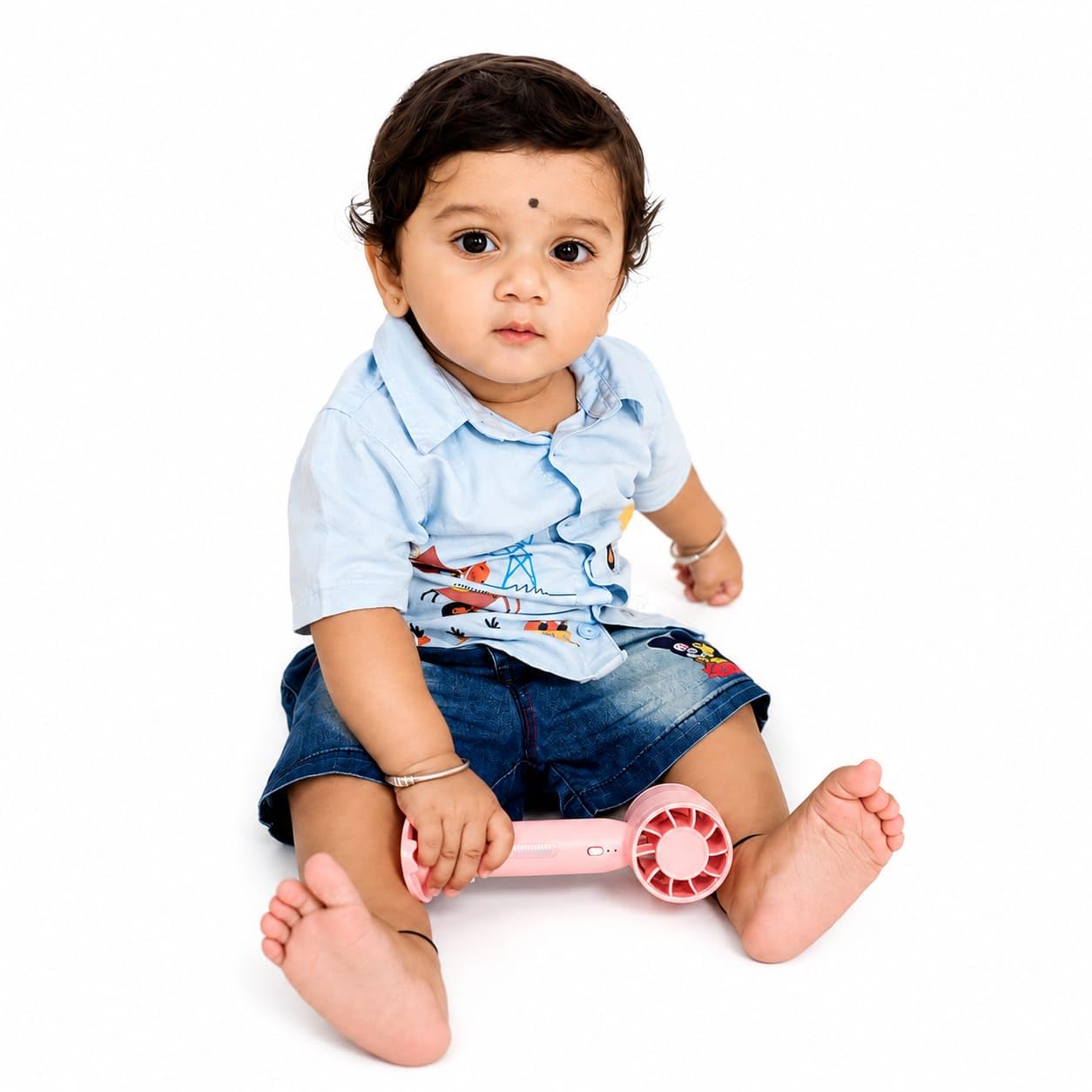 Tiny town Mini-Fan Portable Handheld Fan with Desktop Stand - Design 10-image-32