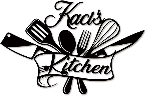 Decoración de cocina, letrero de cocina, letrero de nombre de cocina personalizado, decoración de palabras de cocina personalizadas, arte de pared,