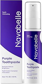 Purple Toothpaste Whitening, Purple Toothpaste, Purple Toothpaste for Teeth Whitening, Teeth Whitening, Purple Teeth Whitening, Color Corrector Purple Toothpaste, Gentle on Teeth Enamel and Gums