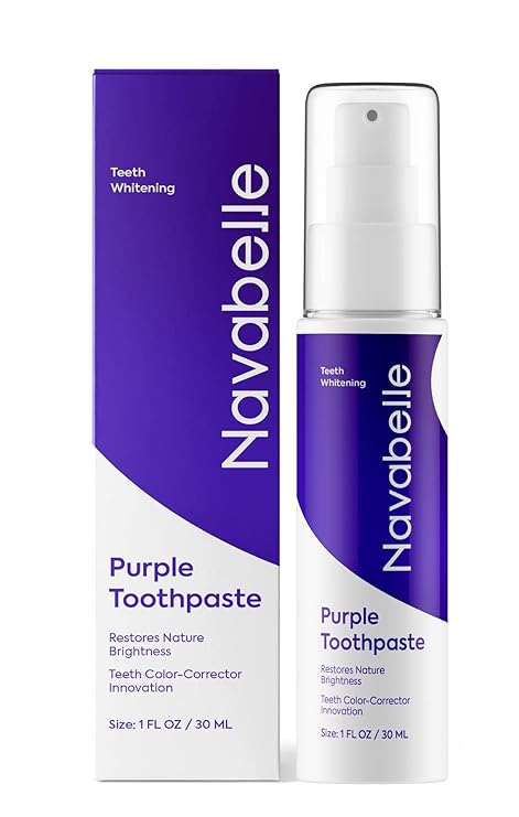 Purple Toothpaste Whitening, Purple Toothpaste, Purple Toothpaste for Teeth Whitening, Teeth Whitening, Purple Teeth Whitening, Color Corrector Purple Toothpaste, Gentle on Teeth Enamel and Gums