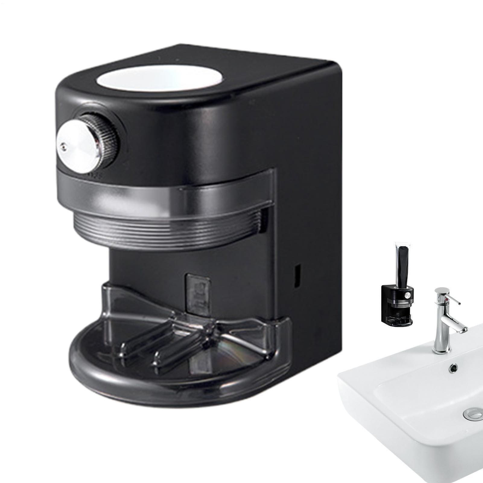 Dispensador Automático para Pasta Accesorio baño montado en la pared | Dispensador Automático de Pasta y Soporte para Cepillo Para hogar, interior, baño, hotel y dormitorio