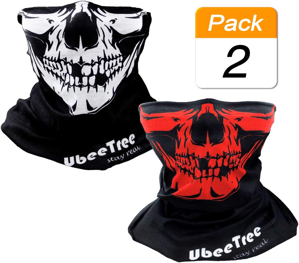 Seamless Headband Camo Bandana Skull Face Mask Motorcycle Skeleton Neck Gaiters Fishing Masks Sun UV Dust Wind Protection