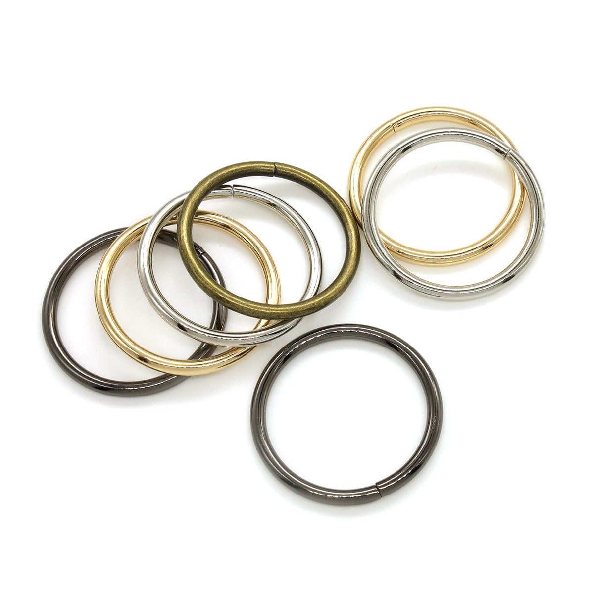 20 hebillas de anillo tórico, juntas tóricas, hebillas de cinturón para hardware, accesorios de manualidades, llaveros y cinturones