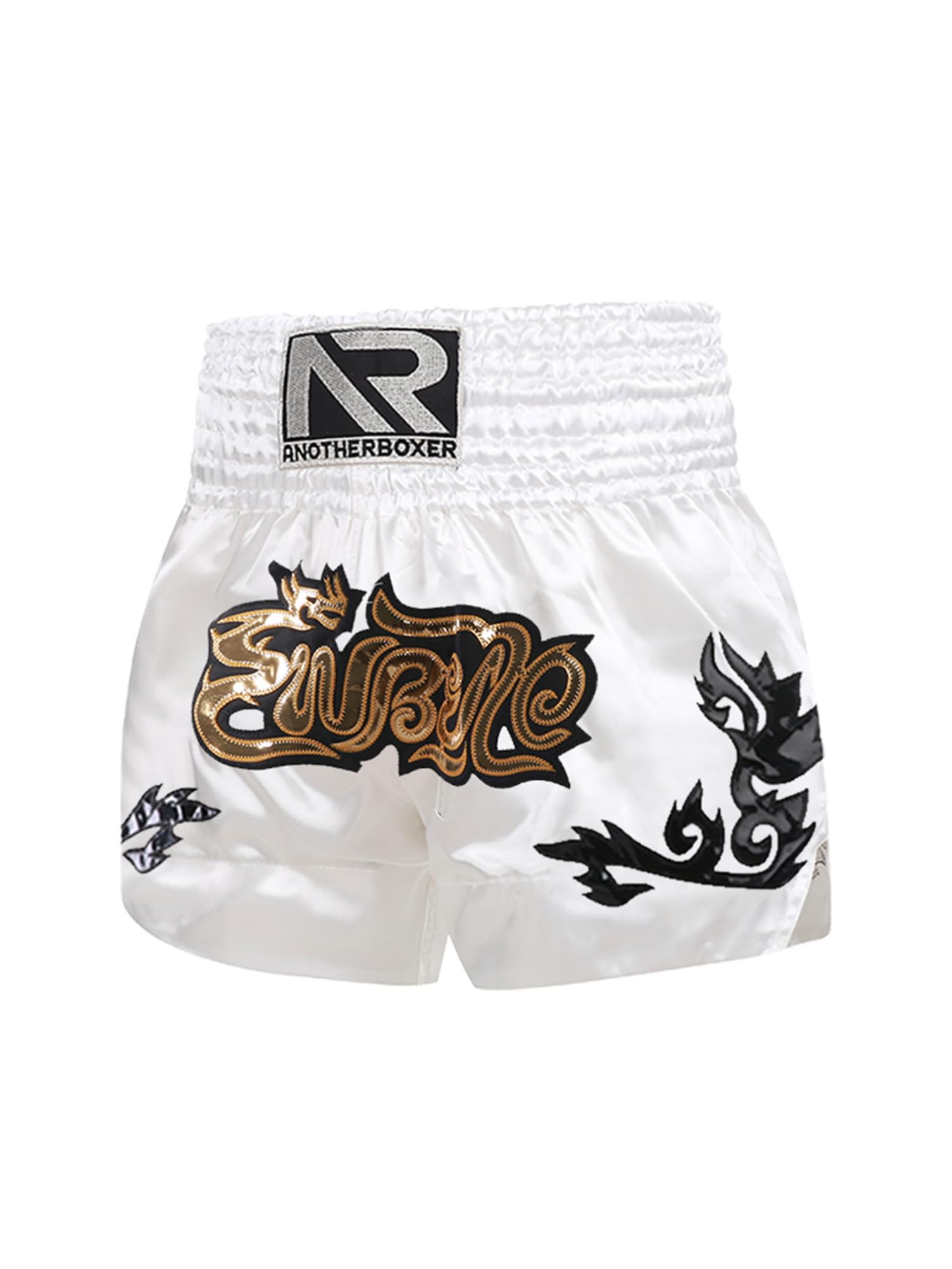 Pantalones Cortos De Muay Thai para Niños Pantalones Cintura Elástica Calzoncillos De Boxeo Shorts para Kickboxing MMA