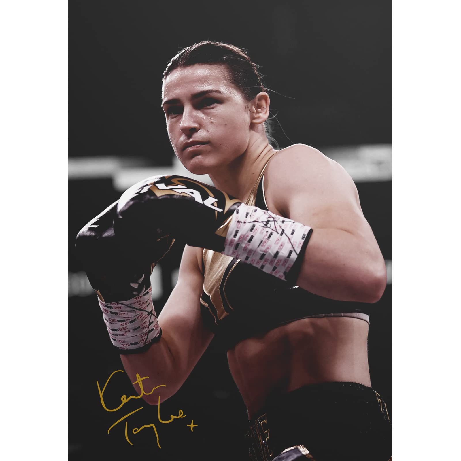 Katie Taylor Photo Print Poster - pre Signed - Extraordinary Quality (18 x 12 inches (45¾cm x 30½cm)