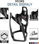ROCKBROS Bike Water Bottle Holder Ultra-Light Bicycle Bottle Cages with Screws Tool, Universal Bike Cup Holder for Road MTB Mountain Bikes Cycling Accessories(2 Pack)