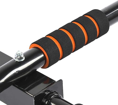 Miniatura 9 de Pssopp Wall Mount Pull Up Bar, Easy to Install and Remove Dip Station Multifunctional Home Gym Exercise Equipment with Foam Handles for Indoor