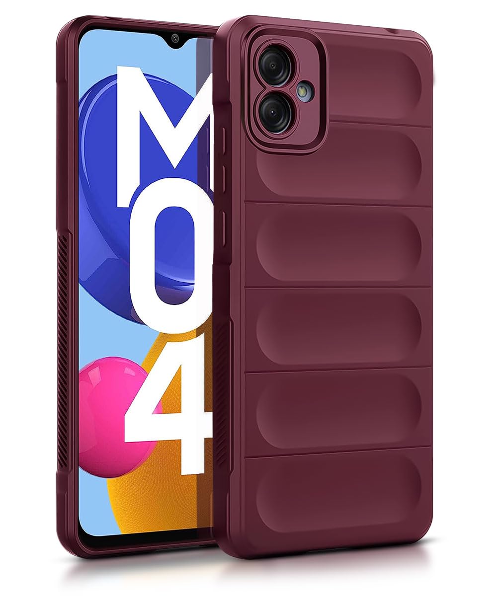 WOW IMAGINE Ultimate Silicon Back Cover Case for Samsung Galaxy M04 4G | Military Grade Drop Protection Shockproof Bumper | Anti-Slip Grip | Scratch Proof Micro-Fibre Cloth Inside (Crimson Red) (B0C96VZZV8) Amazon Price History, Amazon Price Tracker