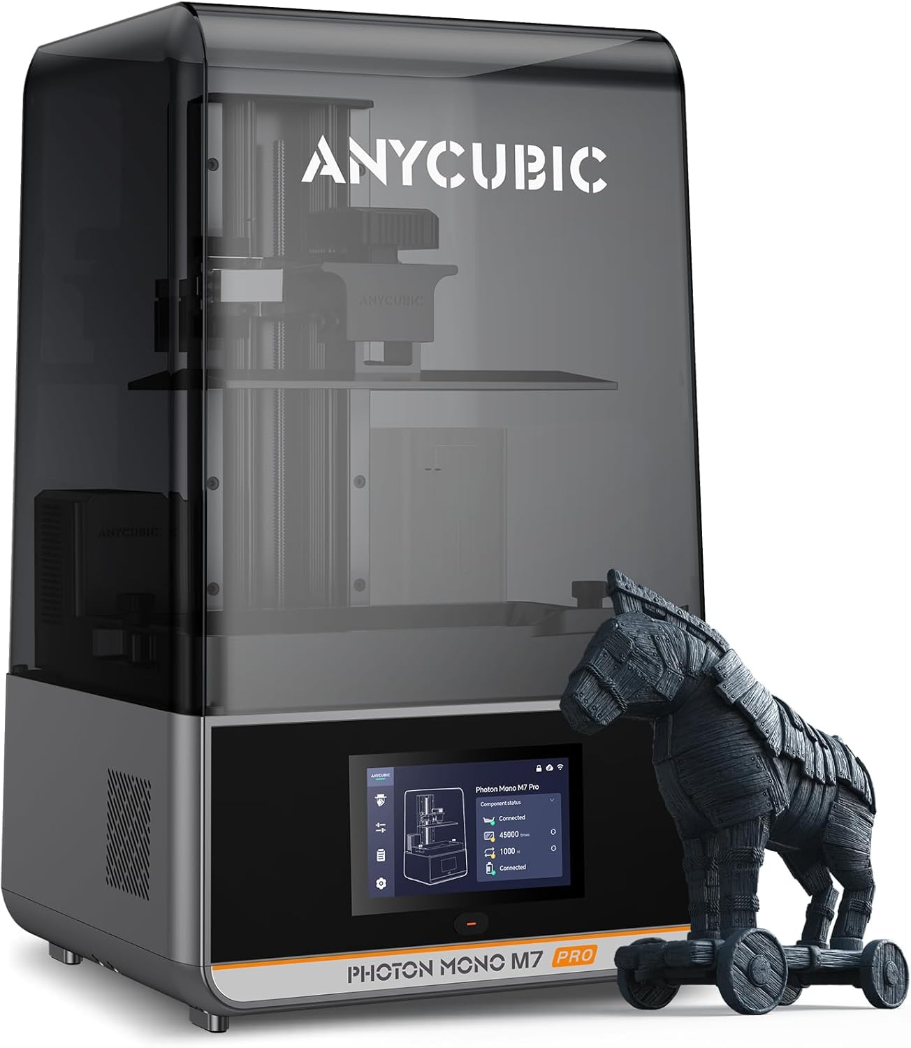 ANYCUBIC Photon Mono M7 Pro Resina 3D Stampante, Velocità Elevata di 170 mm/h con Alta Precisione 14K, Sistema di Stampa Assistito da Intelligenza Artificiale(223 x 126 x 230 mm)