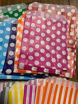 Amazon.co.jp: 海外紙物 人気イギリス キャンディ袋 カラフル