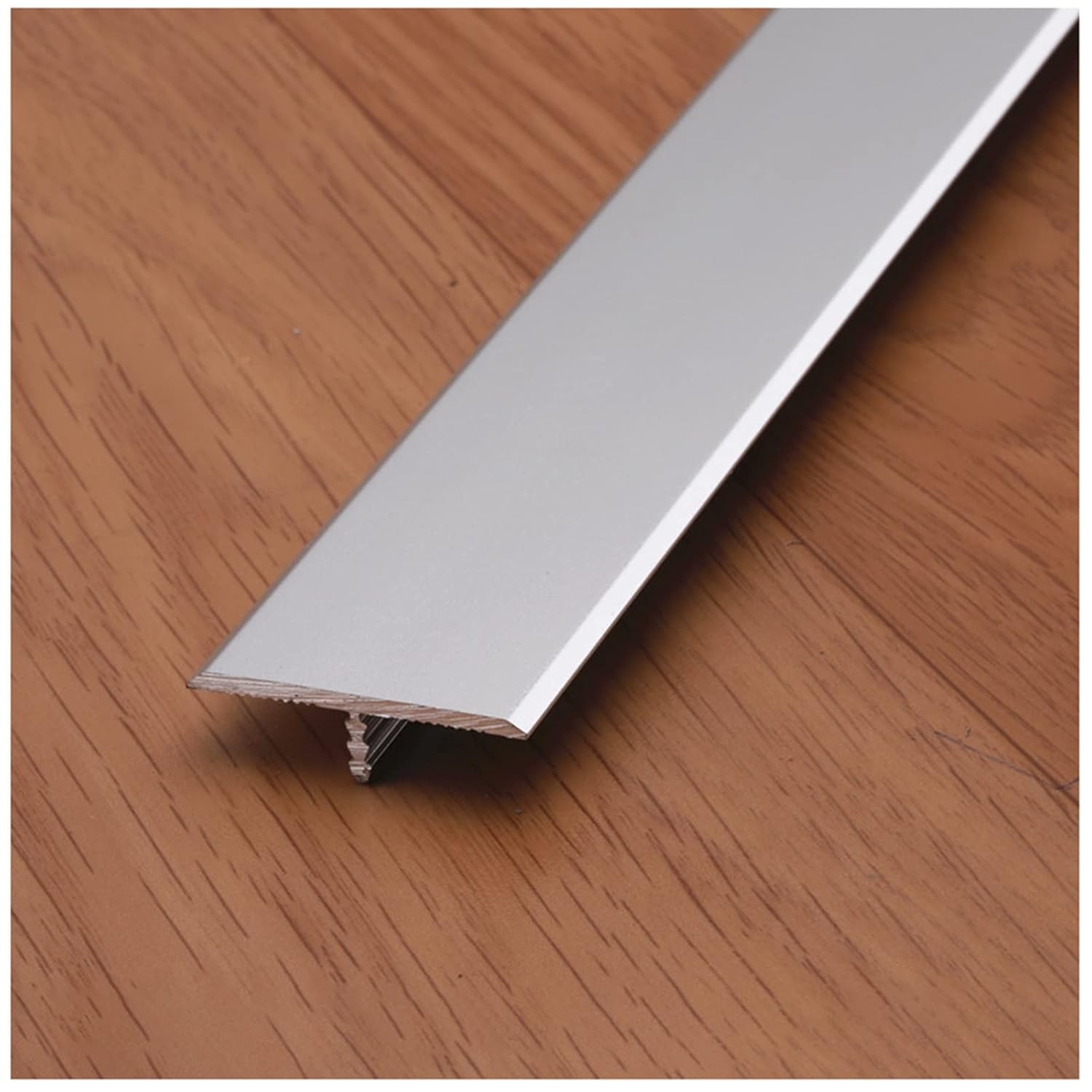 Door Strip Threshold Transition Strip Black Alloy T Molding Floor Transition Strip, Self-Adhesive Doorway Floor Gap Cover, Wood to Tile, Vinyl to Wood, Carpet to Tile