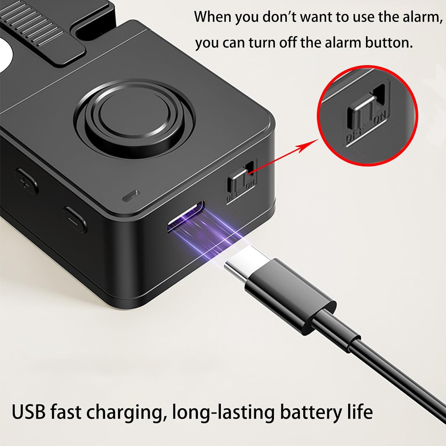 Child Door Lock with Abnormal Alarm (Black 2Pack),Door Locks for Kids Safety, for Door Monkey, Child Proof Door Lock, Drawers and Child Safety Cabinet Locks, 3M Adhesive No Drilling