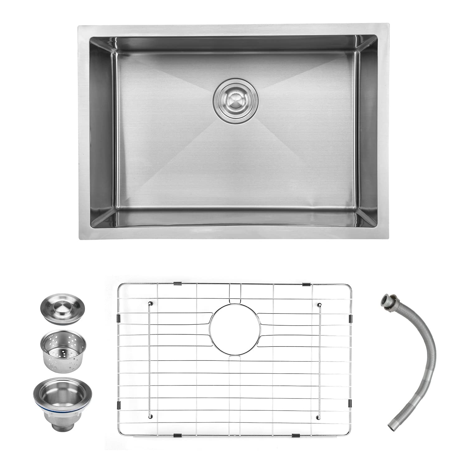 Buy 26 x 18 Inch Under Kitchen Sink Single Heavy Duty Stainless Steel