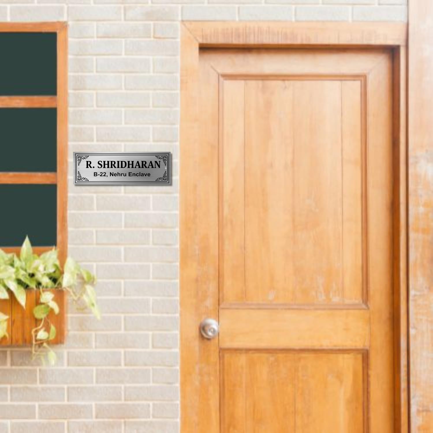Personalized House Name Plate - Waterproof & Stylish -5 Personalized House Name Plate - Waterproof & Stylish -5