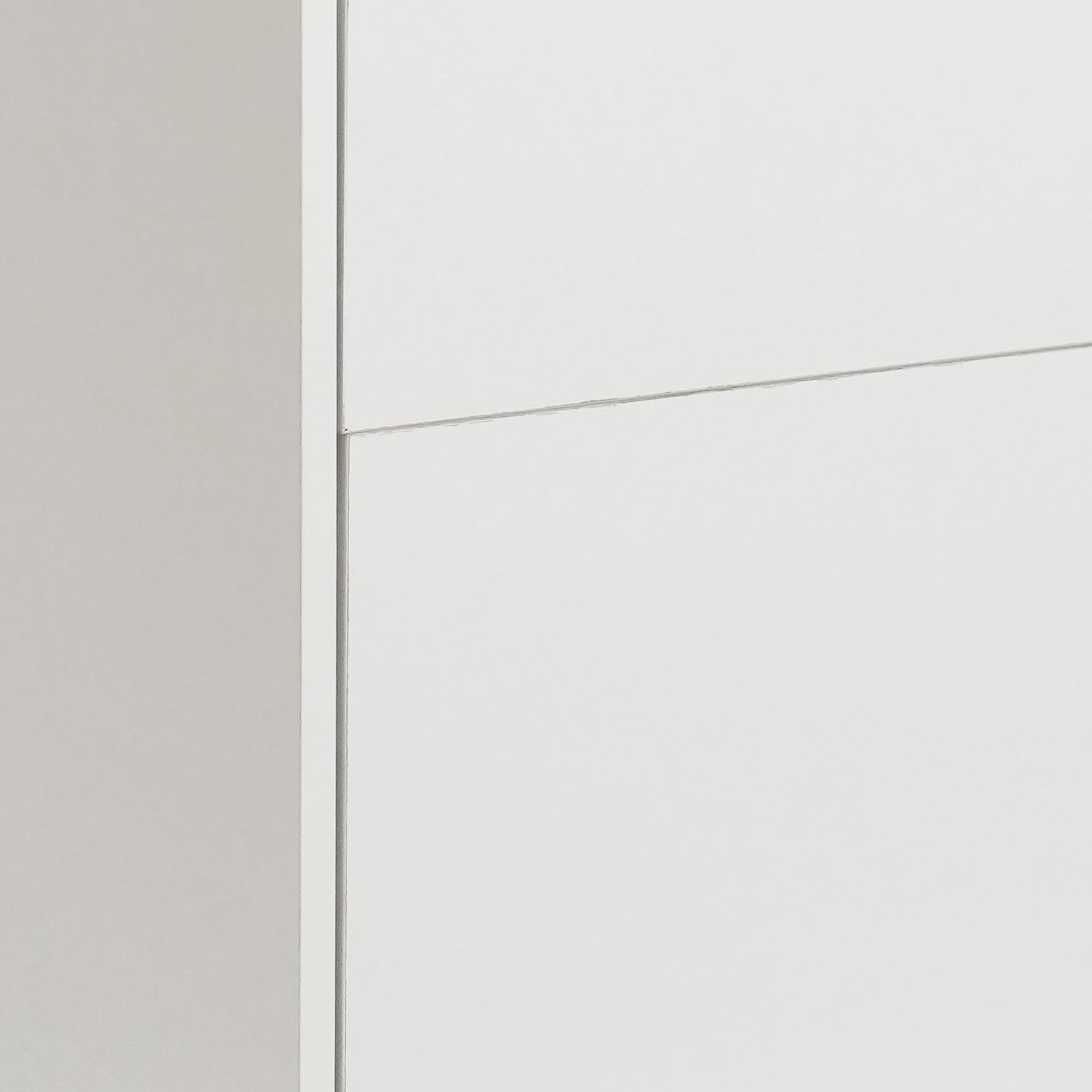 Relaxdays Contenitore con rotelle, 2 cassetti, cassetto per cartelle sospese A4/Letter, HxLxP: 57 x 40 x 40 cm, bianco