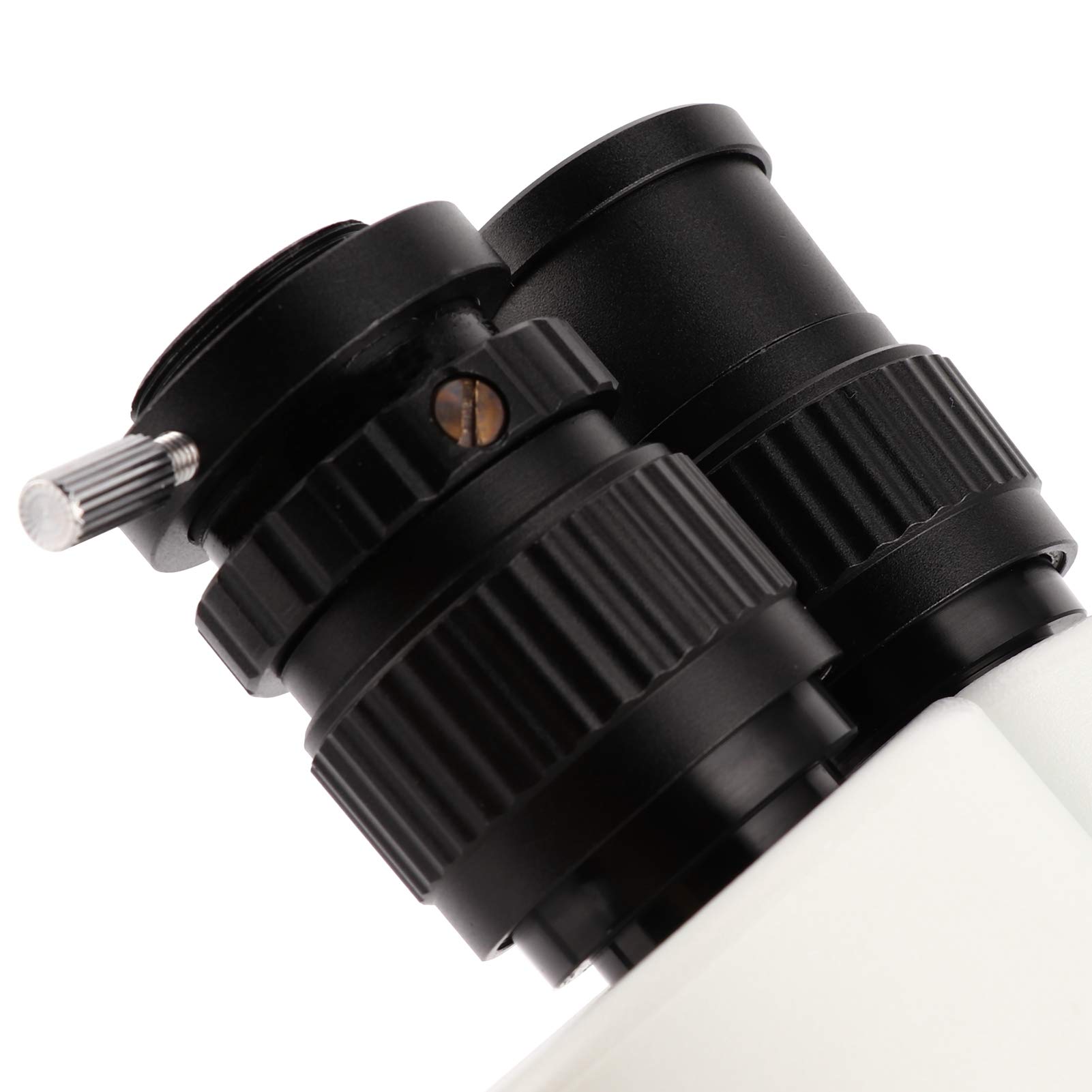 Wakects Lente de Microscopio Trinocular 7X 45X Conjunto de Ocular de Microscopio Estéreo de Vidrio WF10X 20 0.7 4.5X Zoom Cabezal Giratorio de 360 ​​​​Grados para Uso en Fotografía de Inspección de