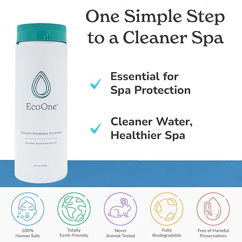Miniatura 4 de EcoOne - Aumento de la dureza del calcio  Aumento de dureza total de spa hecho de cloruro de calcio  Ayuda a prevenir la corrosión, grabado y