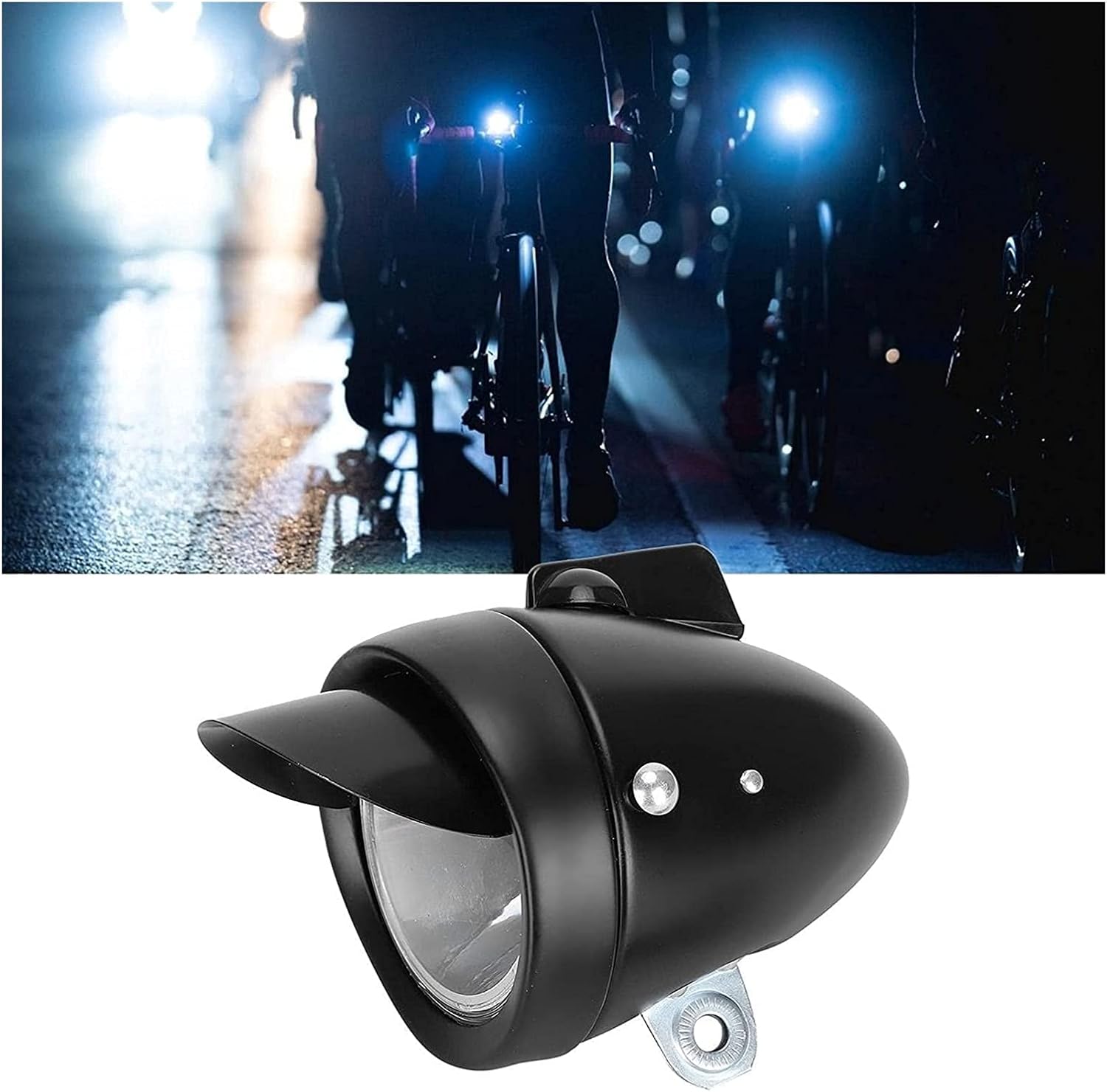 USB Rechargeable Super Bike Headlight and Backlight kit Suitable for Bicycles Roads and Mountains