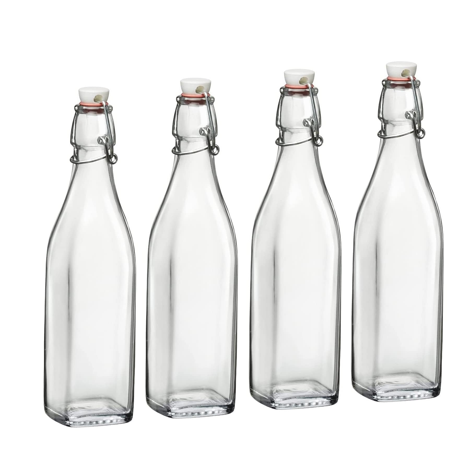 Bormioli Rocco Light Swing Glass 17 Ounce Bottle, Set Of 4 By