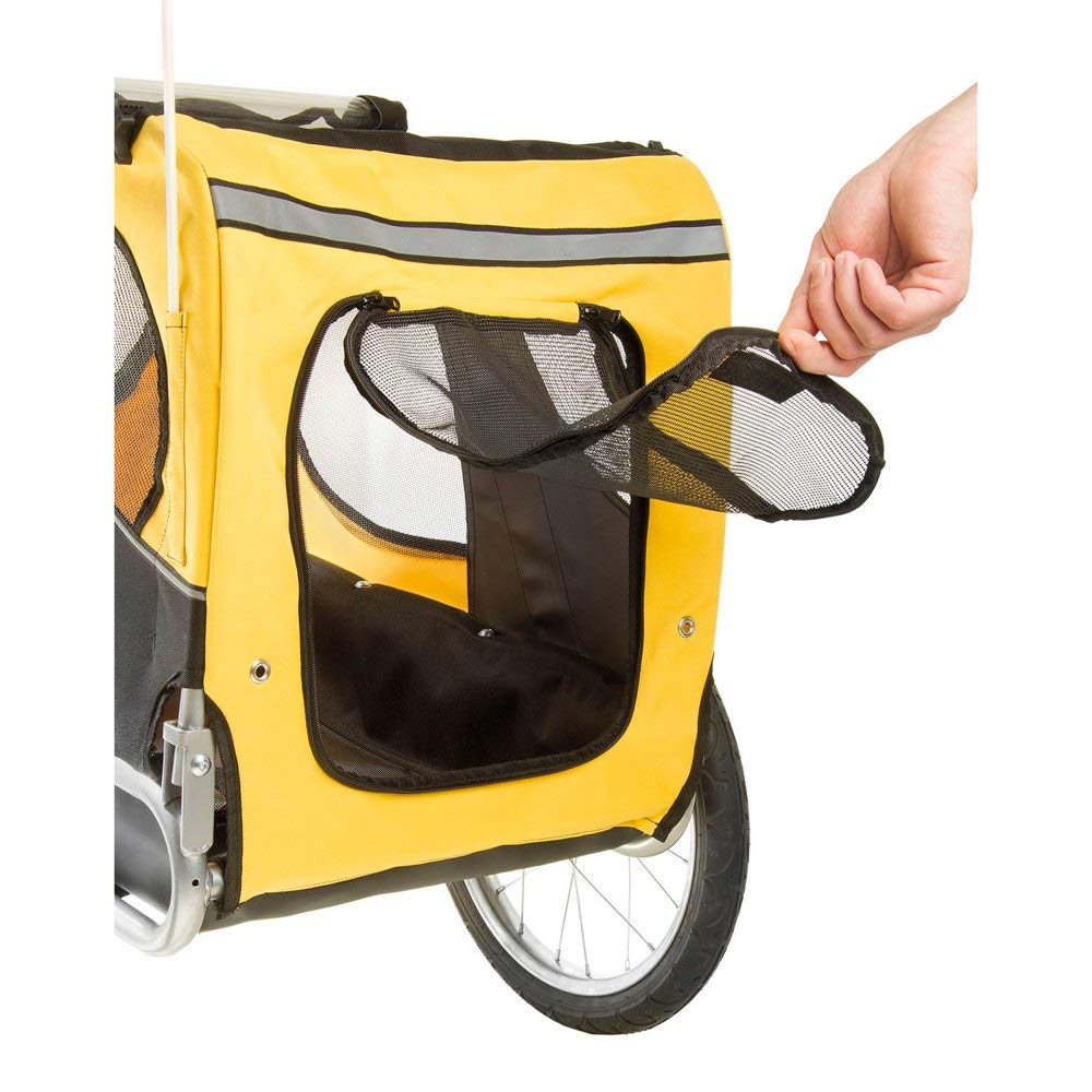 M-Wave Dog - Remolque de Perro para acoplar a la Bicicleta