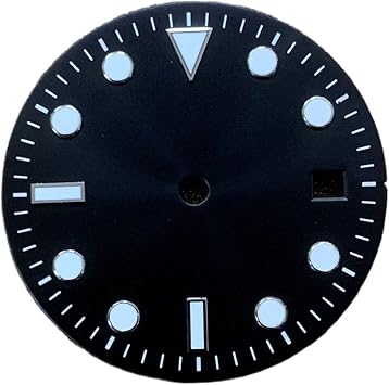 Accessory dial with Green Luminous Finish, 28.5mm, Suitable for Assembling The 8215.2813 Automatic Movement