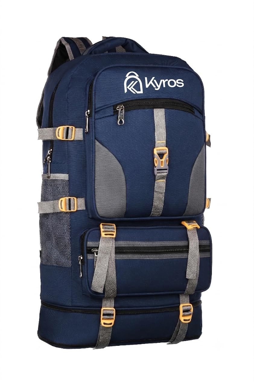 kyros Travel Rucksack Backpack for Sport Camping Hiking Trekking Bag For Men and Women Rucksack - 65 L-picture-19