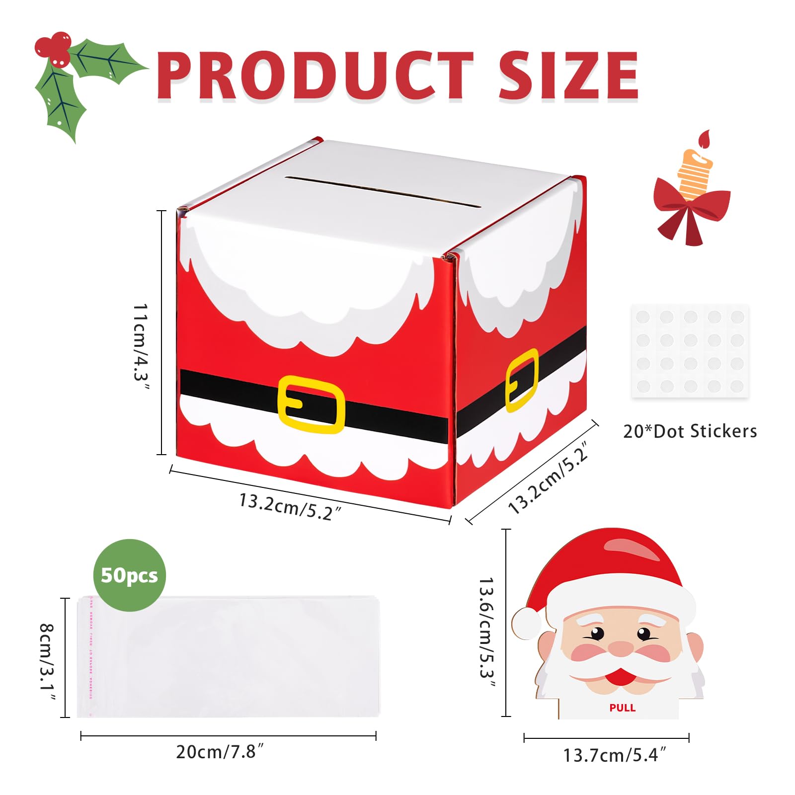 WERNNSAI Christmas Money Gift Box - Image 3