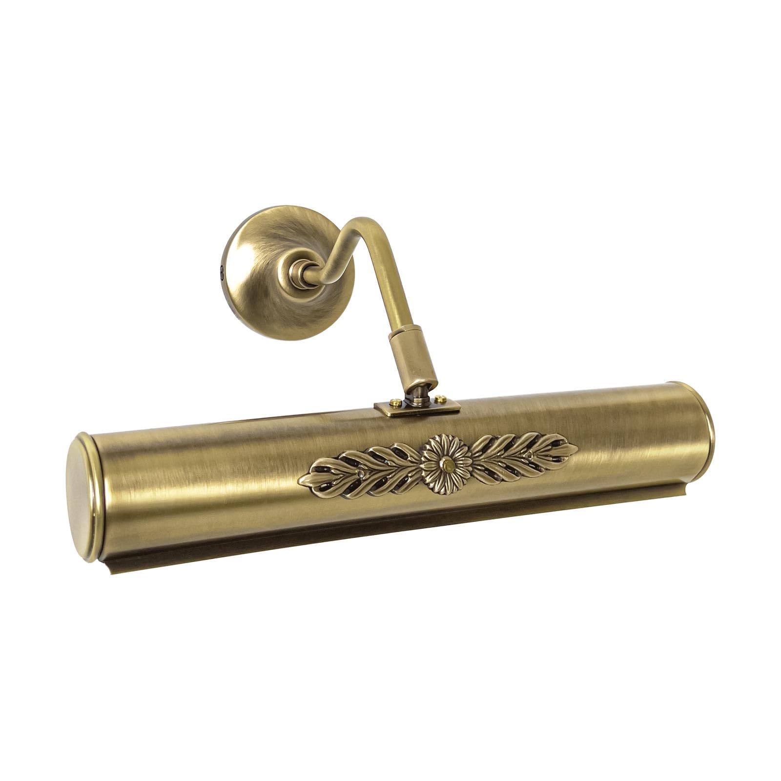 Cuadro de luz de latón W: 30 cm pantalla orientable prima hecho a mano 2x E14 en bronce brillante brillante lámpara de pared cuadro de iluminación sala de estar pasillo