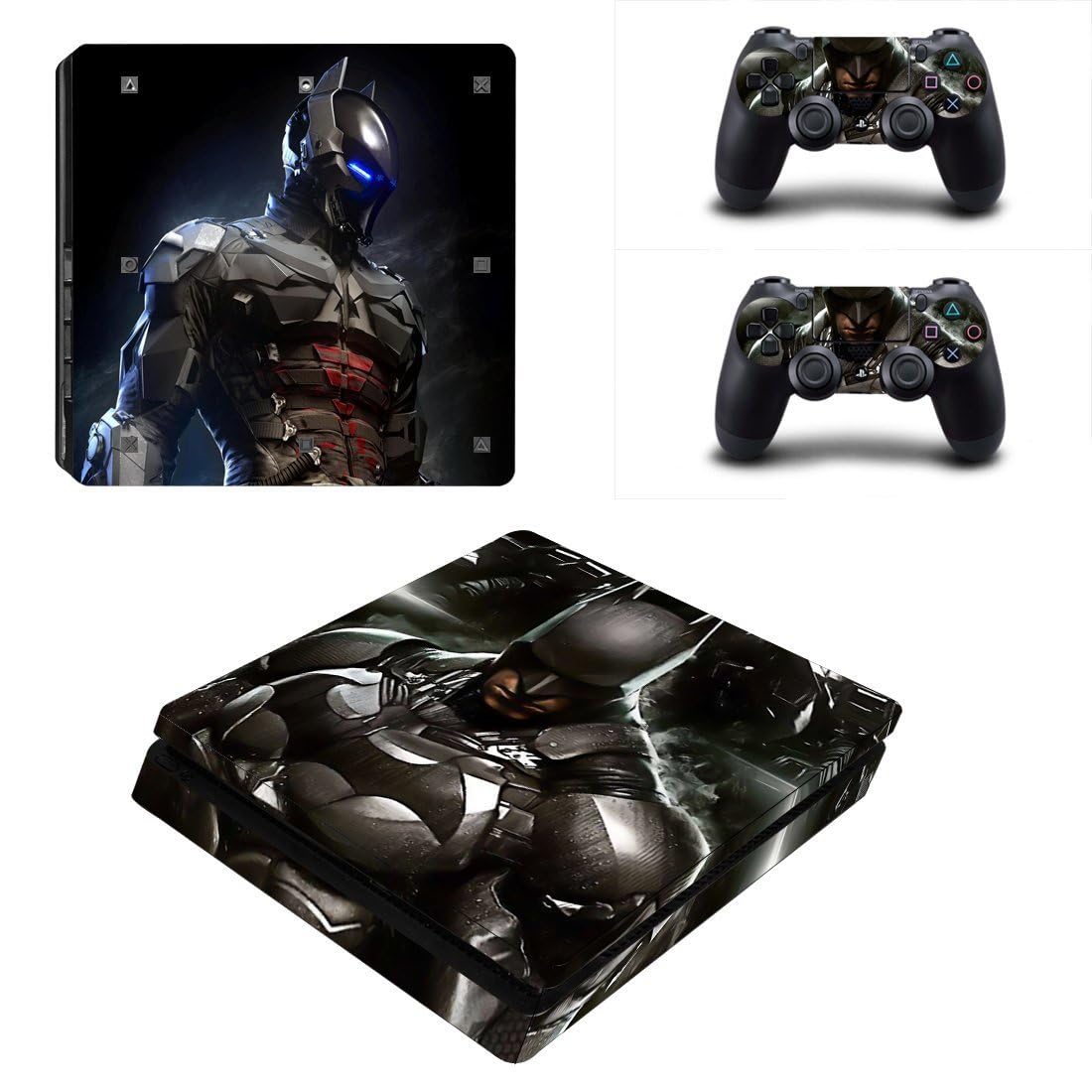 Khushi Decor Batman Black Theme 3M Skin Sticker Cover for PS4 Slim Console and Controllers for Video Game (B0CQVFKLSQ) Amazon Price History, Amazon Price Tracker