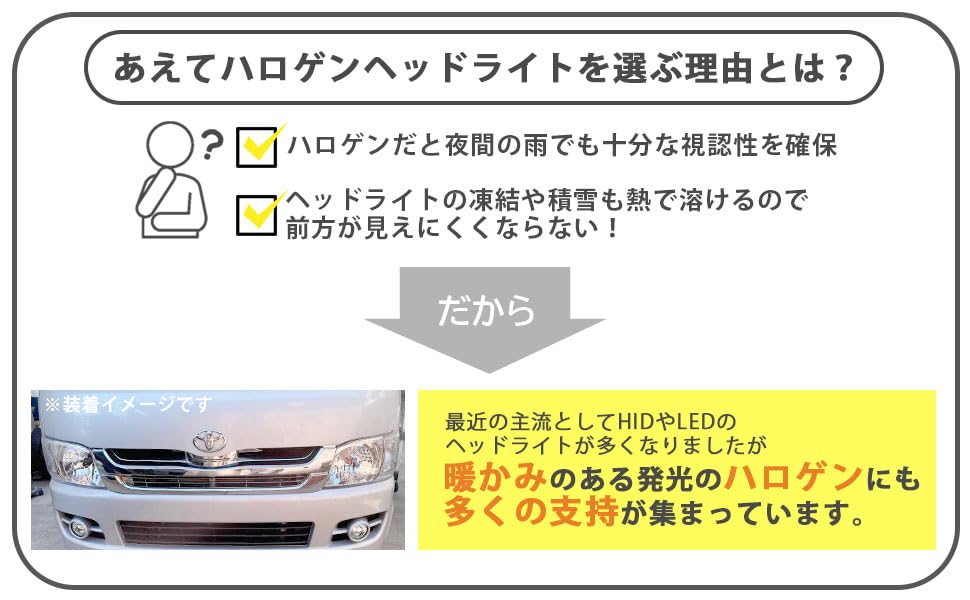 Amazon | トヨタ 用 ヘッドライト ヘッドランプ 左右セット ハイエース