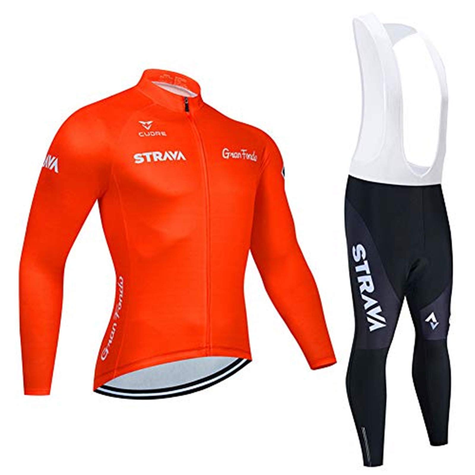 Męska koszulka rowerowa, garnitur górskie górne części rowerowe szybkoschnące oddychająca koszulka rower górski MTB wyścigi rowerowe ubrania 5D żelowe wyściełane (ciemnopomarańczowy 2, XXL)
