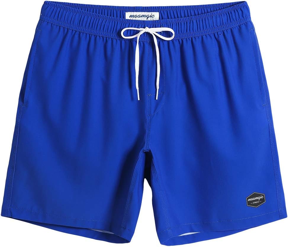 MaaMgic Pantaloncini da Bagno Uomo 4 Way Stretch per Vacanze estive Asciugatura Rapida Costume da Spiaggia Piscina Multicolori MaaMgic Pantaloncini da Bagno Uomo 4 Way Stretch per Vacanze estive Asciugatura Rapida Costume da Spiaggia Piscina Multicolori