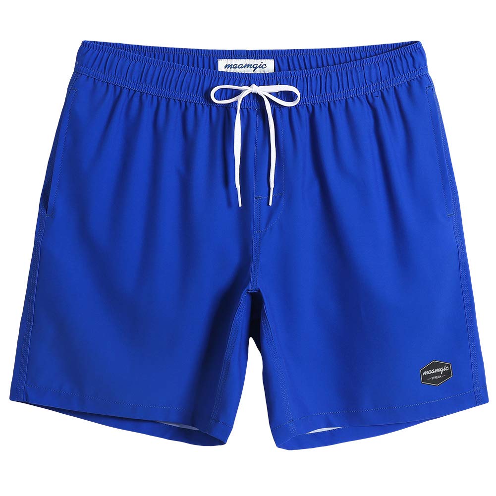 MaaMgic 7" Bañador Elastico Hombre de Natación Estiramiento de 4 vías Secado Rápido Interior de Malla Traje de Baño Deportivos 4-Way Stretch — view 23