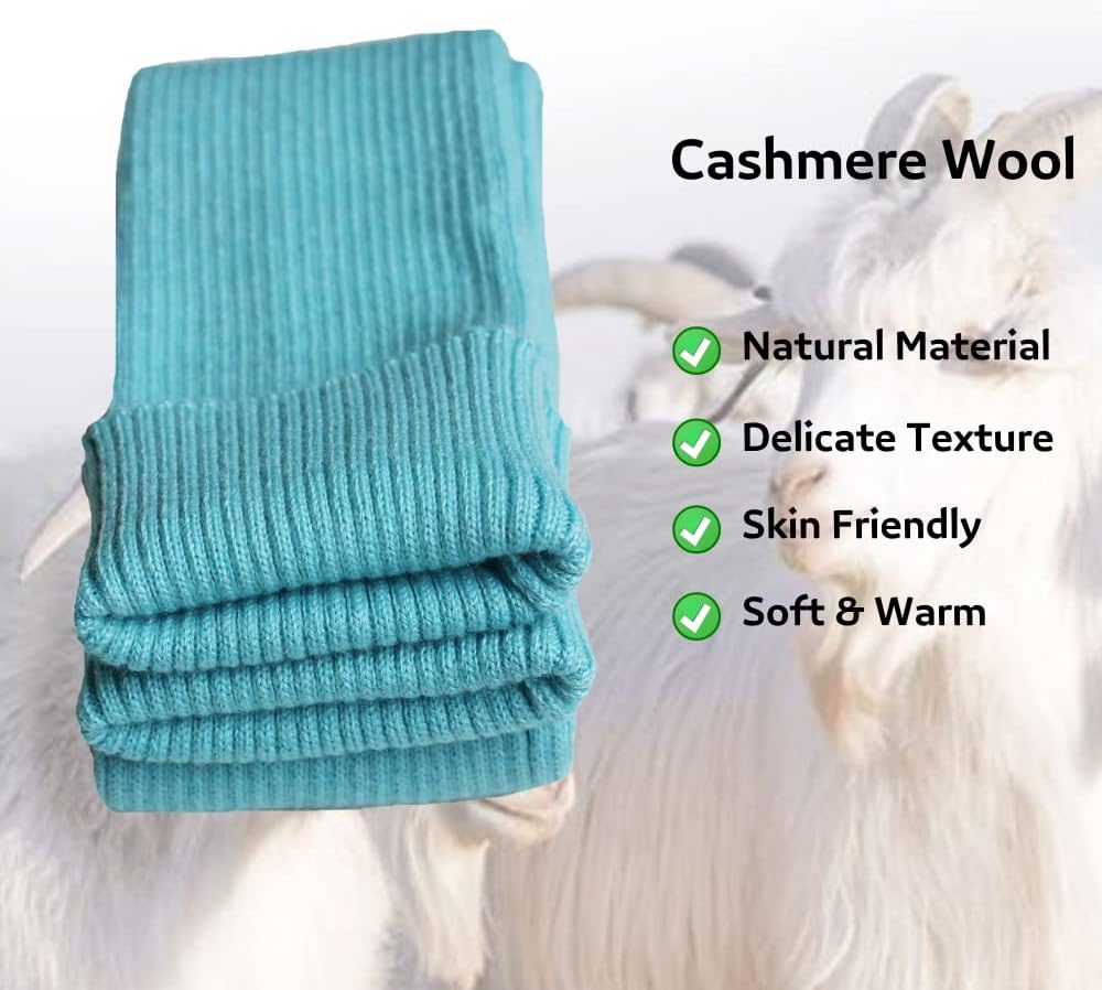Share Maison Arm Warmers for Women Wool Knit Cashmere Long Fingerless Arm Sleeves 50cm Winter Gloves - Image 2