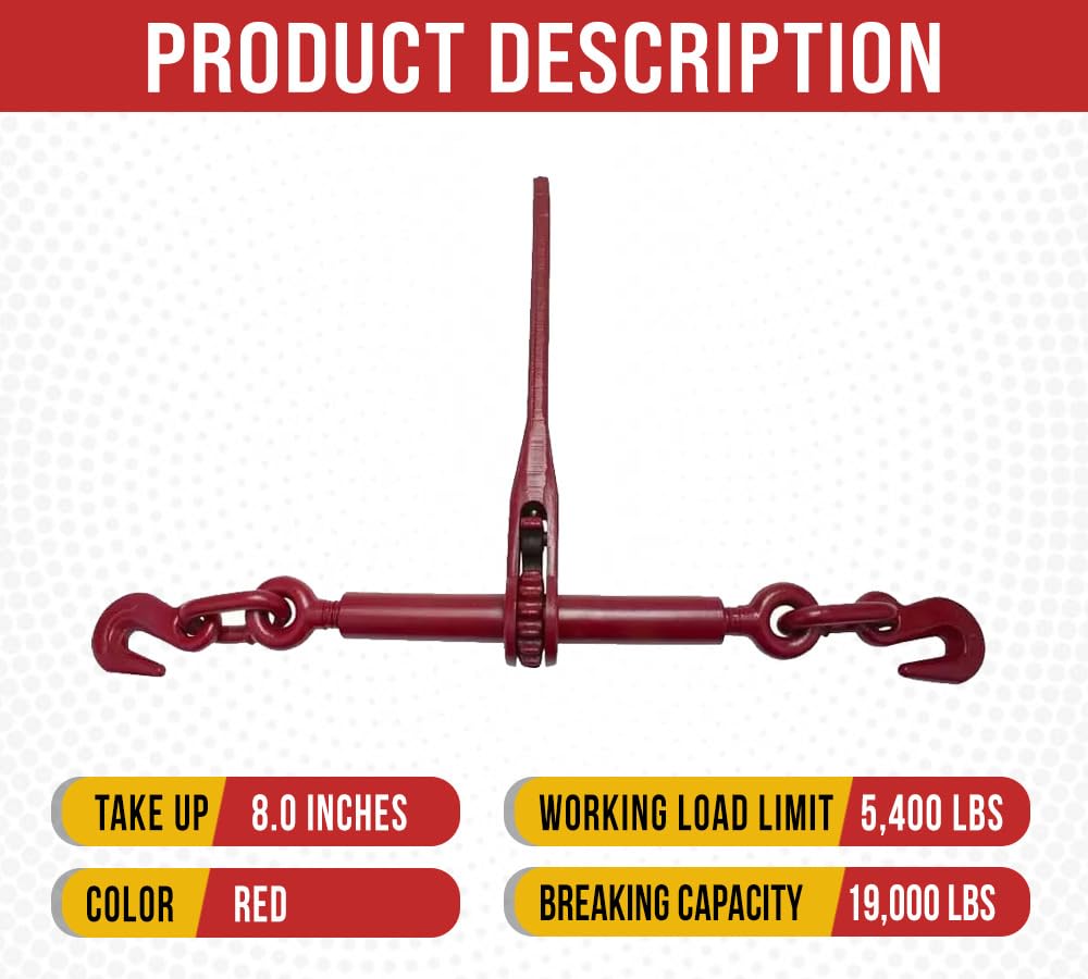 Heavy Duty Load Binders - 4 Pack -2