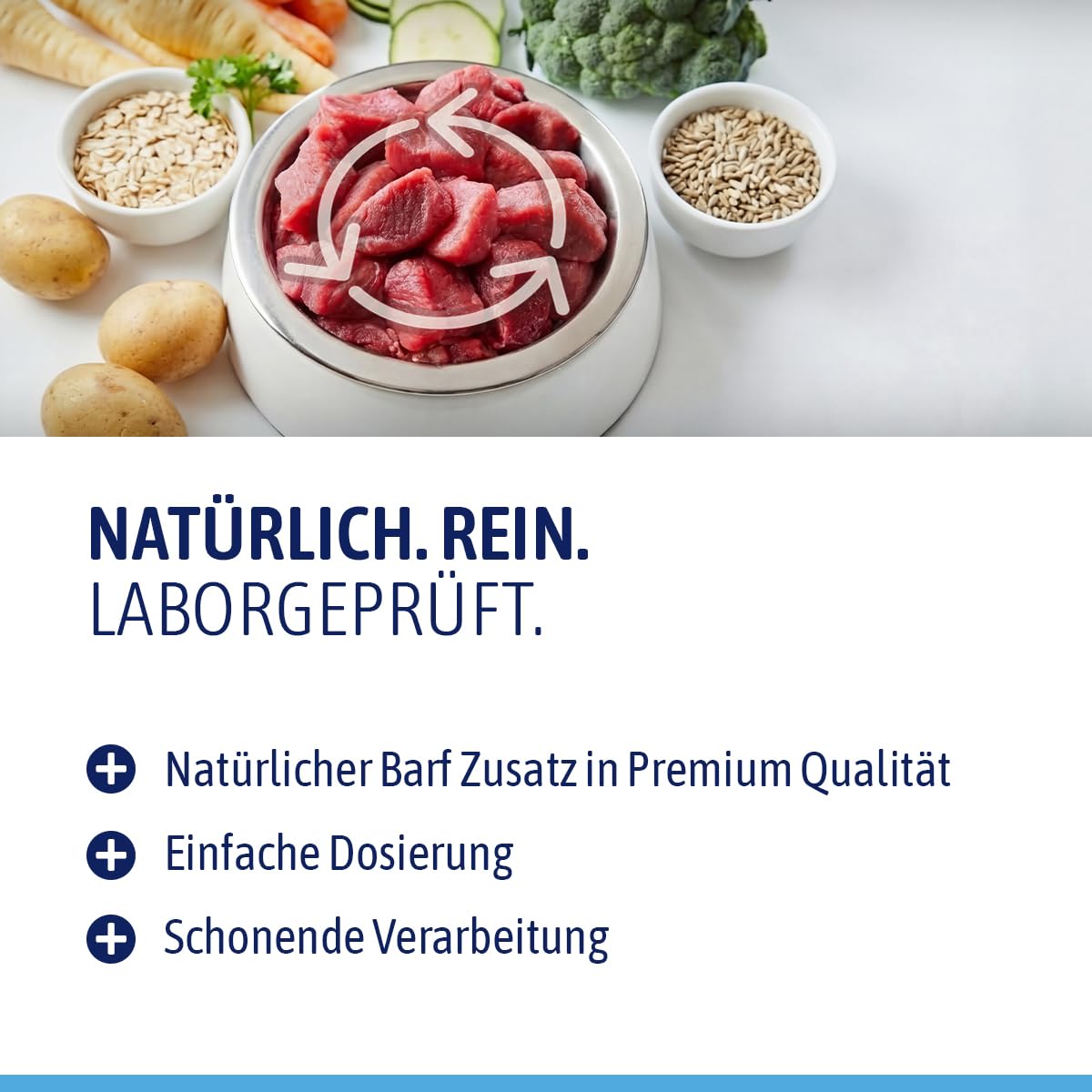 Barf Komplex Futtertopping für Hunde 1,2kg - Natürlicher Barf Zusatz - Mineralien & Vitamine, Barf Hund