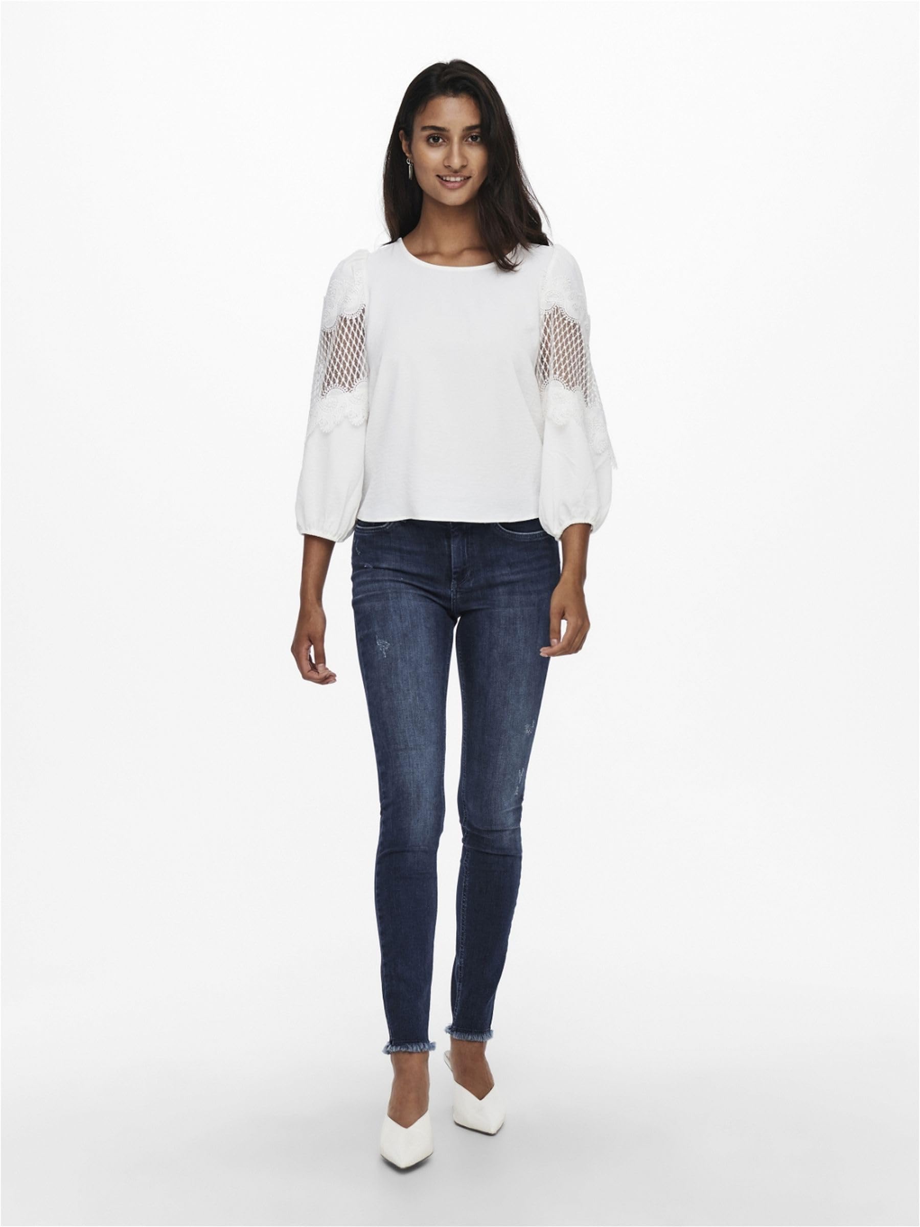 ONLY Jean Skinny ONLBLUSH Taille Moyenne Skinny Fit Jeans