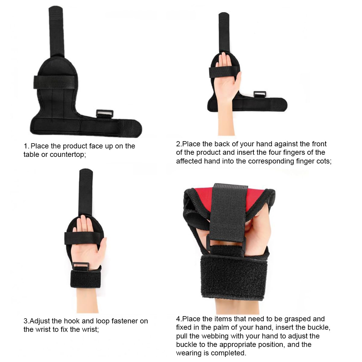 Amazon | 補助固定手袋 リハビリ 回復用手袋 手首装具エクササイザー