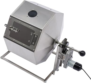 Coffee Bean Roaster, Roasting Machine, Nuts Home Coffee shop, Wooden handle, Glossy Outlook, Clear Vision, 110V Model 3