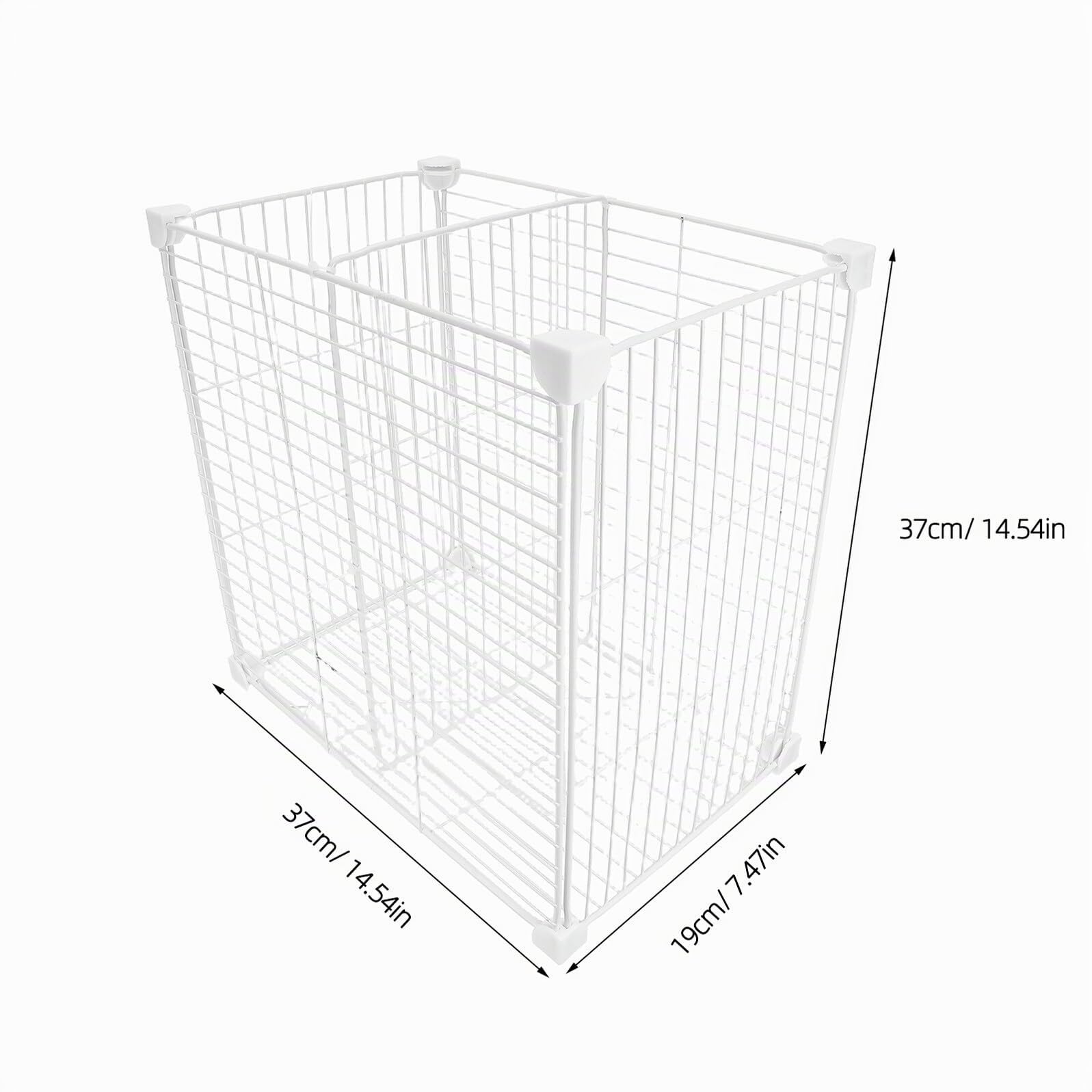 Cabilock Cestas Organizadoras para Congelador de Arcón Separadores sin Metal con Compartimentos Profundos Estante Modular para Refrigerador Contenedores Resistentes para Almacenamiento y