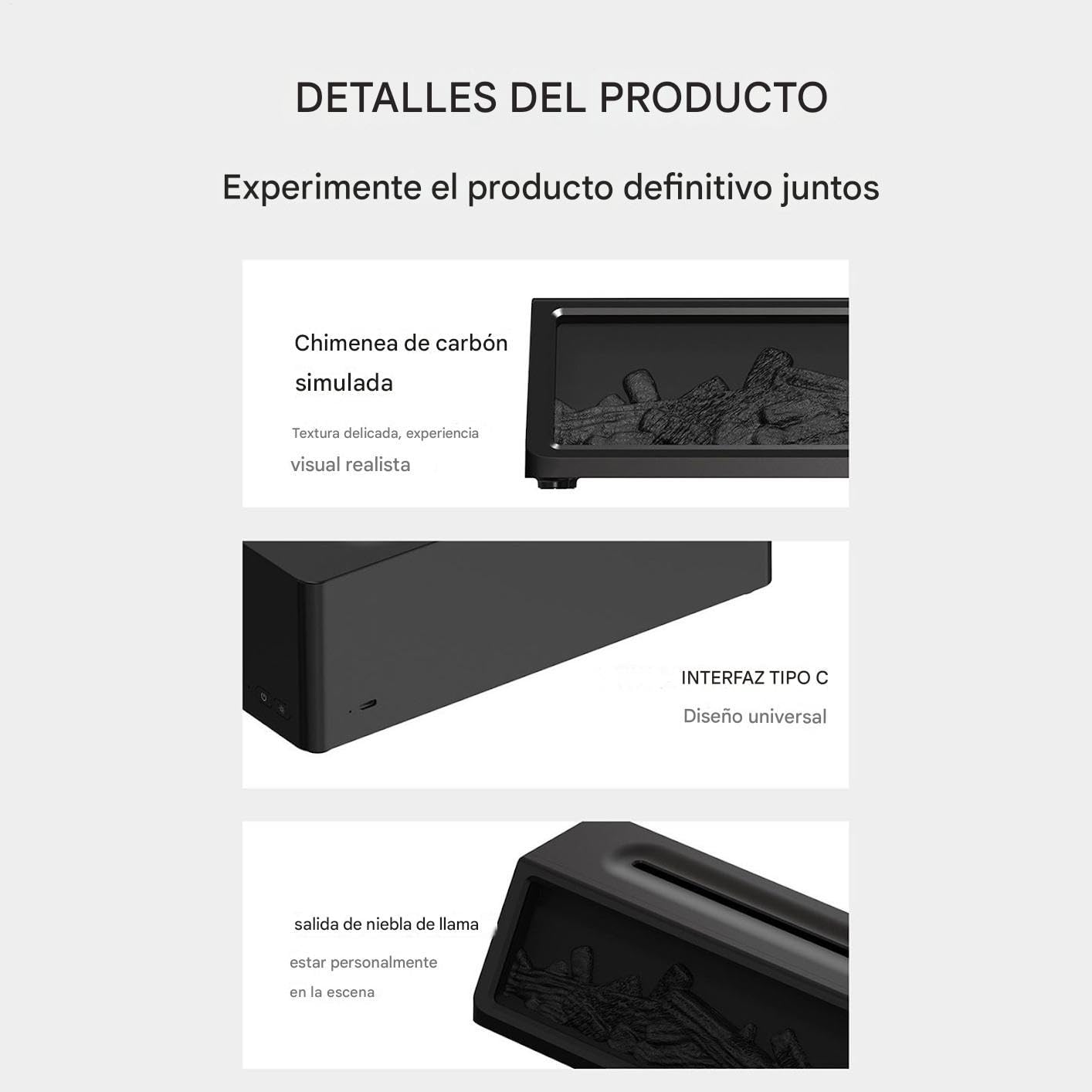 Diffusore di oli essenziali, diffusore di aromi multifunzionale | umidificatore ad ultrasuoni con lampada notturna in carbonio, stile stufa, per scrivania, soggiorno, camera da , bagno,