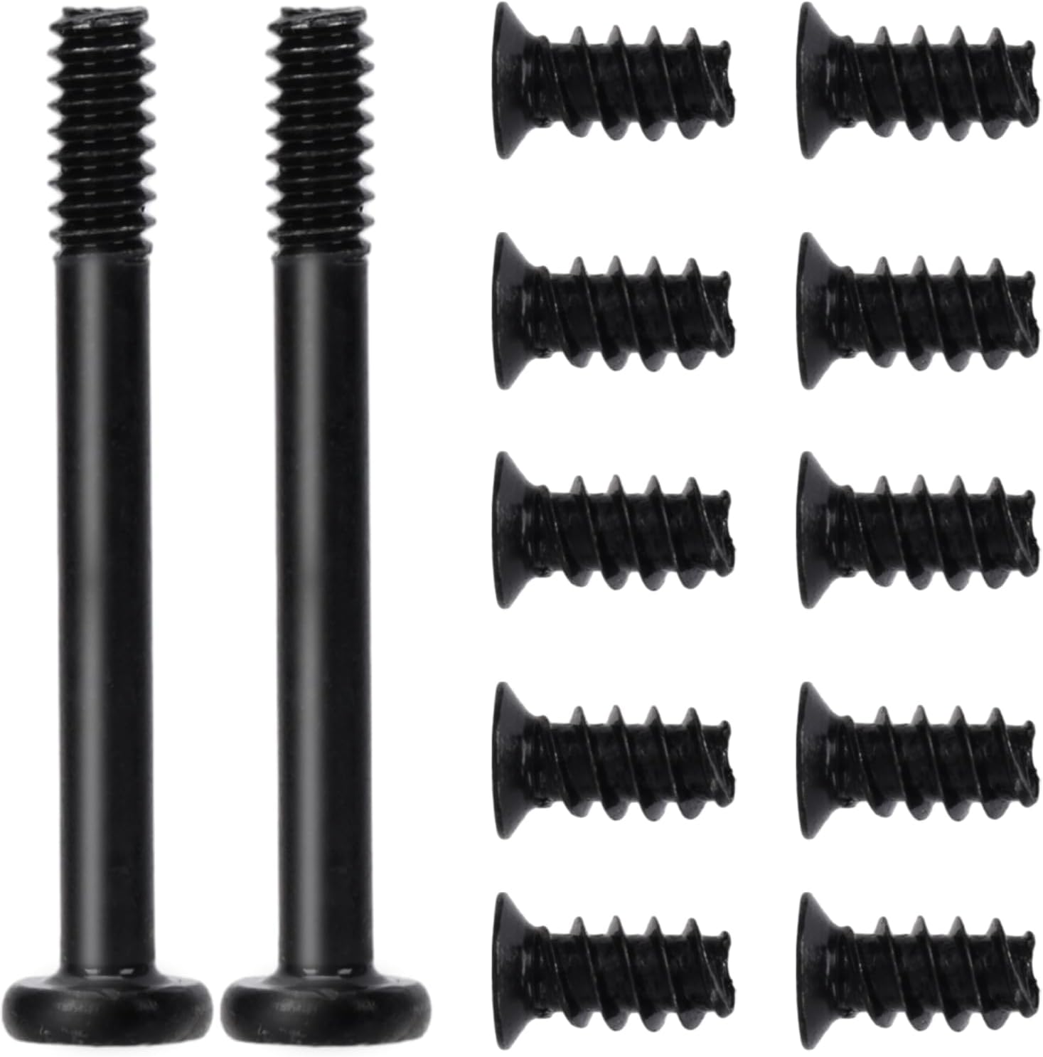 SGTKJSJS Computer Cooling Fan Mount Screws Case Fan Long Short Screws ，Long Short Screws Kit（#6-32x30mm20PCS /M5x10mm20PCS）